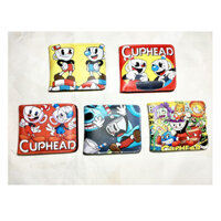 Cuphead Cuphead Teacup Head Ví ngắn Anime Hàng hóa Teacup Head Adventure Unisex Universal Coin Purse Ví
