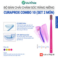 CURAPROX Bộ Bàn Chải Chăm Sóc Răng Niềng | Set 2 món | Combo 10