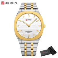 Curren Đồng Hồ quartz Chống Thấm Nước Chất Liệu Thép Không Gỉ 8444