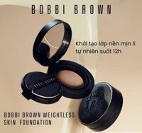 Cushion Bobbi Brown Weightless Skin Foundation SPF40/PA+++ 12G #Porcelain