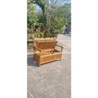 CUSHION BOX BENCH - GHẾ DÀI KẾT HỢP TỦ ĐỰNG ĐỒ SÂN VƯỜN