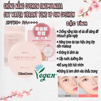 Cushion chống nắng Shingmulnara White Rice Vitality Tone-up Sun Cushion 15g+15g