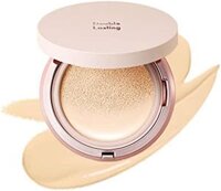 Cushion ETUDE HOUSE Double Lasting Glow (17N1 Vanilla Trung tính) (21AD) | Cushion Lâu Trôi 24 Giờ với Lớp Hoàn Thiện Tự Nhiên Sáng bóng