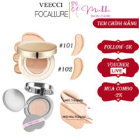 Cushion Focallure BB Phấn nước che khuyết điểm, không bết dinh, chống thấm nước 12g FA-198