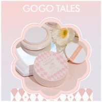 Cushion và Phấn Phủ Nén 2 tầng 2in1 GOGO TALES tặng 1 bông tai titan