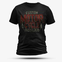 Custom Motorcycle MenS T-Shirt Schwarz Cafe Racer Scrambler Bmw Honda Himora Plus Size 100% Cotton Sportswear Tops Tee Birthday Gift