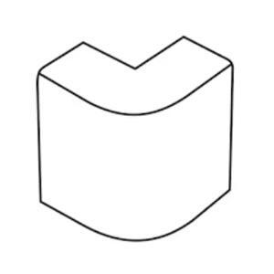 Cút chữ L dẹt (góc vuông) Sino AE60/01