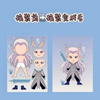 [Cut-free Post-it] Bộ bán chạy Full Set Nezha 's Demon Children 's Sea Puzzle Sticker Sách yên tĩnh Ao Bing Dress-up Sticker Giáo dục trẻ em❤3.29❤