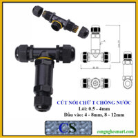 Cút nối dây điện chữ T chống nước IP68 M684