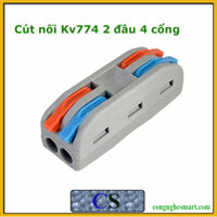 Cút nối dây điện nhanh KV774 2 đầu