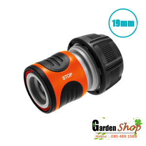 Cút nối tự khóa cho dây tưới 19mm Gardena 18214-50