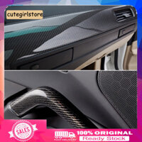 Cute _ 5D Siêu Sáng Bóng Đen Sợi Carbon PVC Chống Thấm Nước Bọc Xe Dán Decal