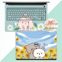 [CUTE 5]In Theo Yêu Cầu Skin Laptop- Miếng Dán Máy Tính Cho Tất Cả Dòng Máy:Dell,Hp,Acer, Asus,Macbook - phụ kiện moon