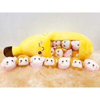 Cute Banana Monkey Plushie Plush Toy Plushies Doll Kids Gifts Soft Stuffed Toys