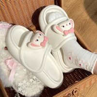 Cute cartoon cute slippers women's EVA poop feeling super soft home anti-slip deodorant 2023 cartoon all-matching hot sandals