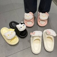 Cute Cartoon Hello Kitty Outdoor Hellokitty Slippers Indoor Non-Slip Slippers 0PSx
