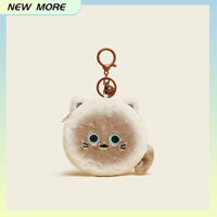 Cute Cat Card Holder Coin Purse Cartoon Plush Bag Pendant Key Ring Pendant pendant XqjS