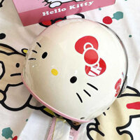 cute helmet full face helmet Baby helmet helmet Hellokitty Xe Điện Mũ Bảo Hiểm 3c Được Chứng Nhận Nữ Mùa Hè Chống Nắng Pin Xe Dễ Thương Ngộ nghĩnh Bốn Mùa Mũ Bảo Hiểm Đa Năng