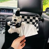 Cute Tissue Box West Highland Car Hanging Tissue Box Car Tissue Bag Doll Car Interior Decoration Car decorations 6npU