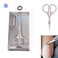 Cutesing 1 Cái Kéo Cắt Da Thép Không Gỉ Cong Lưỡi Kéo Nhỏ Cắt Tỉa Ngón Tay Lông Mày Lông Mi Da Khô Kéo Móng Tay VN