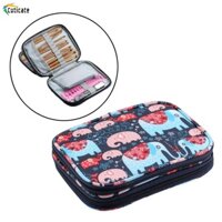 [Cuticate]  Hộp Đựng Dụng Cụ Móc Đan Len Rỗng Màu Hồng