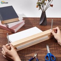 Cuticate tishita Gỗ Di Động Chắc Chắn Tiện Lợi Dễ Dàng Lắp Ráp Sách Ràng Buộc Bộ Cho Máy Tính Để Bàn Nhà DIY Đóng Sách Thẻ Album Ảnh