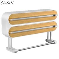 Cutin Wrap Dispenser, Máy cắt màng dính 3in1, Máy cắt giấy dán tường tự dính lớn, Máy cắt giấy nướng bánh co giãn Dụng cụ nhà bếp