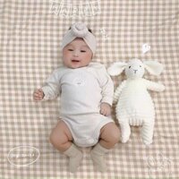 Cừu Bông Cho Bé - Thú Nhồi Bông Cừu Trắng Ngộ Nghĩnh Đáng Yêu Size 40Cm, [SP0380]