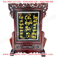 Cửu huyền thất tổ khung gỗ Cẩm Lai – Đồ thờ cúng cao cấp