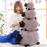 Cừu Sean đồ chơi sang trọng búp bê cừu hoạt hình gối búp bê cừu biết nói quà sinh nhật trẻ em gái