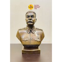 Cựu Thủ Tướng Liên Xô 1920-1953 - Chân Dung Iosif Vissarionovich Stalin - Tượng Đồng Trang Trí Sưu Tầm