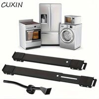 Cuxin 2 Chân Đế Máy Giặt, Trượt 16 Bánh Xe Tủ Lạnh Nâng Đế, Kệ Sắp Xếp Chống Trượt Di Động Có Thể Điều Chỉnh Nội Thất Giá Đỡ Di Động Đa Năng