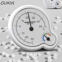 Cuxin 3 CHIẾC Máy đo độ ẩm loại con trỏ, Nhiệt kế Mini độ ẩm chính xác cao, Máy đo nhiệt độ cảm ứng vật lý Cảm biến nhiệt độ Máy đo nhiệt độ Tủ lạnh