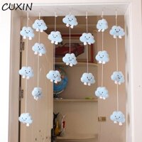 Cuxin Cloud Mass Door Rèm, 7 Bài Viết 18 Miếng Rèm Treo Cửa, Trang Trí Nhà Dễ Thương Sang Trọng Phong Cách Hàn Quốc Đám Mây Khối Lượng Treo Tua Rua Bé Gái