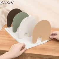 Cuxin Có Thể Điều Chỉnh Bookends, Kệ Sách Để Bàn Bằng Nhựa Chống Trượt Có Thể Tháo Rời, Đế Ổn Định Trang Trí Cạnh Mịn Tiết Kiệm Không Gian Giá Đỡ Sách Đơn Giản Bàn Làm Việc Trẻ Em