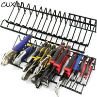 Cuxin Dụng cụ cầm tay Giá trưng bày, Tiết kiệm không gian Kìm bền Dụng cụ sắp xếp, Kìm chống trượt sắt 15 khe chuyên nghiệp Giá lưu trữ tại nhà