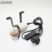 Cuxin Giá đỡ đèn gốm bò sát, Bóng đèn rùa thằn lằn nhẹ có thể hẹn giờ, Phụ kiện bò sát E26 / E27 Giá đỡ đèn bò sát tiết kiệm năng lượng Rùa