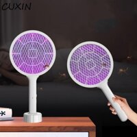 Cuxin Máy đuổi muỗi điện, Máy đuổi ruồi có thể sạc lại USB bằng điện, Phụ kiện gia đình Đèn diệt muỗi 2 trong 1 tự động hiệu quả trong nhà