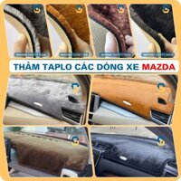 [CX5,CX8,CX30,BT50,Mazda 3,Mazda 3S,Mazda 6] Thảm taplo ô tô Mazda da nhung tuyết 3 lớp dày 1cm chống nắng cao cấp