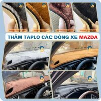 (CX5,CX8,CX30,BT50,Mazda 3,Mazda 3S,Mazda 6) Thảm taplo ô tô MAZDA tuyết nhung dày 3 lớp hàng cao cấp