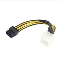 CY Card Đồ Họa 6PIN Chuyển 8PIN Đường Dây Điện Cung Cấp Dây Chuyển Mạch HD5870 6870 Dùng Dây Kéo Dài