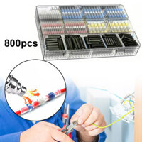 [Cyanfire] 800 Chiếc Dây Ống Co Nhiệt Tay Cáp Chống Thấm Nước Hàn Cói Đầu Nối Dây Bảo Vệ Cáp Điện Có Máy Sưởi