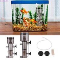 Cyberglide Bể cá Protein Skimmer, Bộ lọc khí nén gắn tường bằng nhựa, Cốc hút thực tế với bể cá tách Protein khí nén không khí bằng gỗ