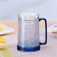 Cyberglide Tủ Đông Cốc Bia Đá, Cốc Rượu Làm Mát Gel Trong Suốt, Kính Uống PC Frosty Bền Cốc Bia Tiệc