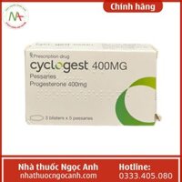 Cyclogest 400mg (mẫu mới)