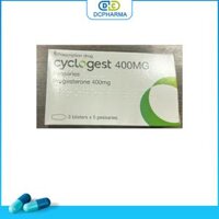 Cyclogest Progesterone 400mg viên đặt UK (H/15v) (Mẫu mới màu xanh)