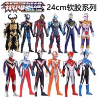 Cyro Ultraman Đồ Chơi Búp Bê Cao Su Mềm Lớn Zeta Diga Plulo Soberia Jede Đồ Chơi Bé Trai