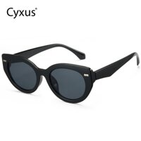 Cyxus Kính râm UV400 Thiết kế mắt mèo thời trang dành cho nam / nữ Kính râm gương với UV400 1159