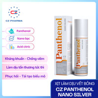 [CZ PHARMA] CZ PANTHENOL NANO SILVER - Xịt bỏng, làm lành vết bỏng, làm dịu da bỏng, cháy nắng, nứt nẻ - Chai xịt 150ml
