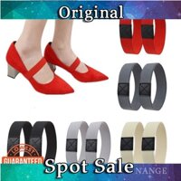 Czv 1 Cặp Đàn Hồi Chống Trơn Trượt Chống Rơi Nữ Đơn Giản Thoải Mái Bền Màu Nguyên Chất Dây Giày Cho Giày Cao Gót Giày Dây Đeo Giày